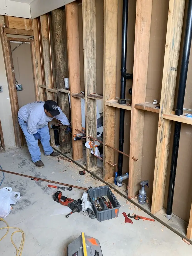 Commercial rough-in plumbing for Water Heater Replacement in East Coventry